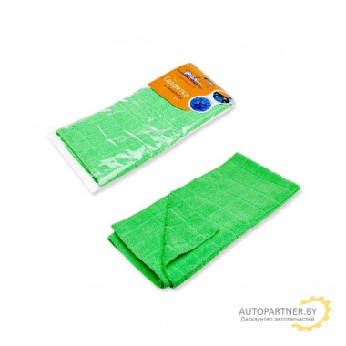 Салфетка из микрофибры зеленая AIRLINE (50*70 см) / AB-A-07