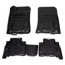 Ковры AIRLINE (3D с подпят.) для Toyota Prado (09-) 4 шт., выс. борт, полимер., черн. / ACM-PS-80