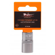 Головка торцевая AIRLINE 1/2" DR шестигранная 15мм / AT-S12-08