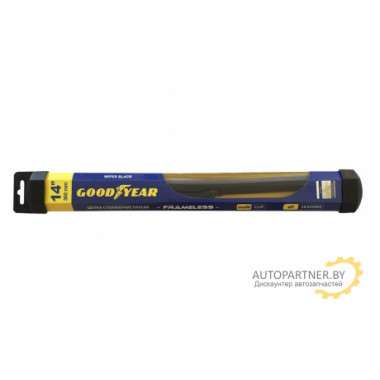 Щетка стеклоочистителя Goodyear Frameless Multi Clip 360 мм бескаркасная / GY000414