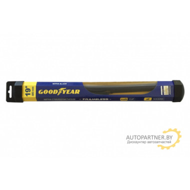 Щетка стеклоочистителя Goodyear Frameless Multi Clip 480 мм бескаркасная / GY000419