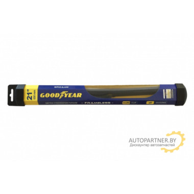 Щетка стеклоочистителя Goodyear Frameless Multi Clip 530 мм бескаркасная / GY000421