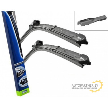 Щетки стеклоочистителя, комплект Valeo 650/350мм бескаркасная / 574663