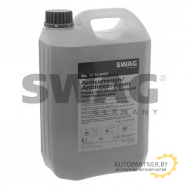 Антифриз Концентрат  SWAG G12+ Фиолетовый (5л/5.35кг) / 30937401
