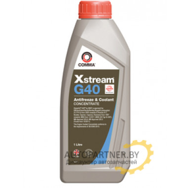 Антифриз Концентрат COMMA XSTREAM G40 AF CONC G12++ Фиолетовый 1л / XSG401L