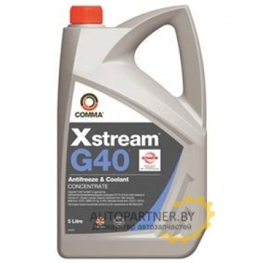 Антифриз Концентрат COMMA XSTREAM G40 AF CONC G12++ Фиолетовый  5л / XSG405L