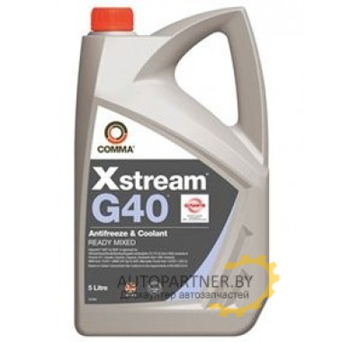 Антифриз Готовый COMMA XSTREAM G40 AF G12++  Фиолетовый  5л /  XSG40M5L
