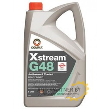 Антифриз Готовый COMMA XSTREAM G48 AF CONC Зеленый 5л /  XSG48M5L