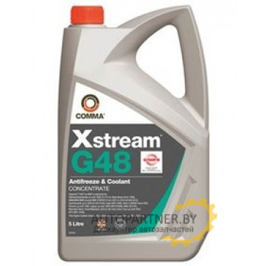 Антифриз Концентрат COMMA XSTREAM G48 AF CONC Зеленый 5л / XSG5L