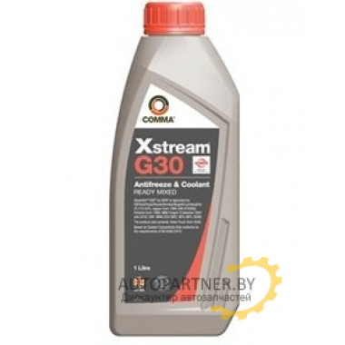 Антифриз Готовый COMMA XSTREAM G30 Красный 1л /  XSM1L