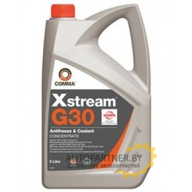Антифриз Концентрат COMMA XSTREAM G30 AF CONC G12+ Красный 5л / XSR5L