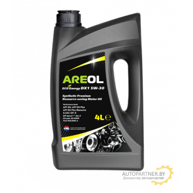 Моторное масло AREOL ECO ENERGY DX1 5W30 / 5W30AR073 (4л)