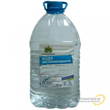 Вода дистиллированная деионизированная GreenCool, 5 л / 702392