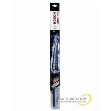 Щетка стеклоочистителя Bosch AeroTwin Plus 400мм бескаркасная / 3397006943