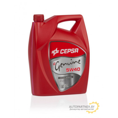 Моторное масло CEPSA GENUINE 5W40 SYNTHETIC / 512553073 (5л)