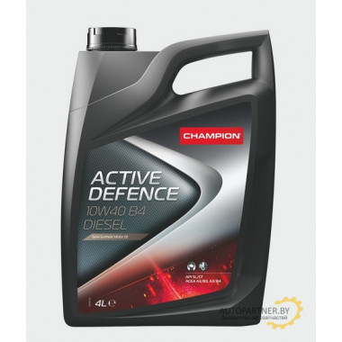 Моторное масло CHAMPION OIL ACTIVE DEFENCE B4 DIESEL 10W40 / 8204012 (4л)