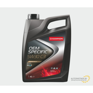 Моторное масло CHAMPION OIL OEM SPECIFIC C3 5W30 / 8208812 (4л)