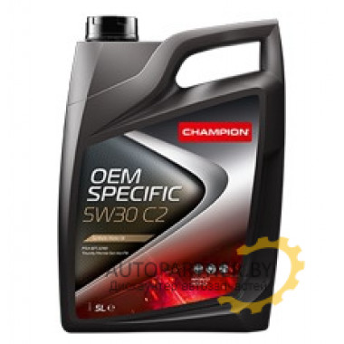 Моторное масло CHAMPION OIL OEM SPECIFIC C2 5W30 / 8209710 (4л)