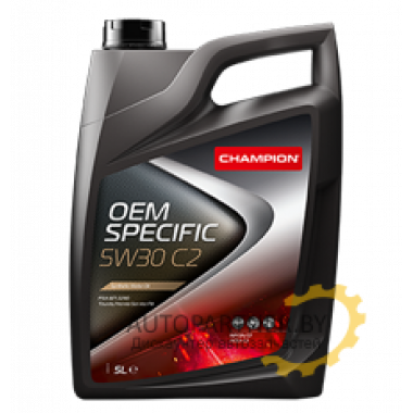 Моторное масло CHAMPION OIL OEM SPECIFIC C2 5W30 / 8209819 (5л)