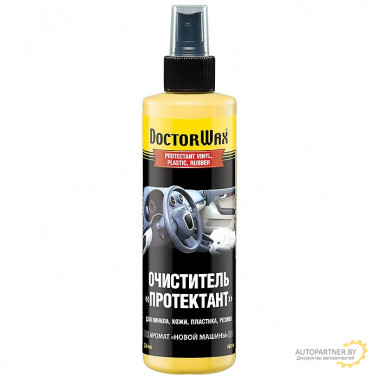 Очиститель для винила, кожи, пластика, резины, с запахом новая машина DOCTORWAX 236мл / DW5244