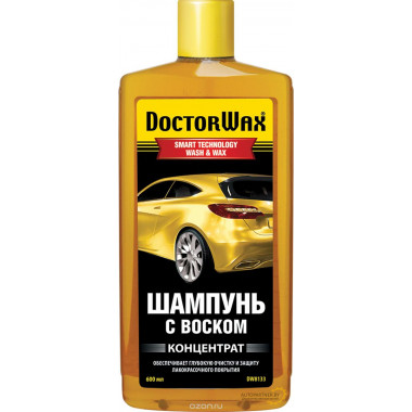 Шампунь с воском (концентрат) DOCTORWAX 600мл / DW8133
