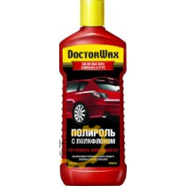 Цветная полироль с полифлоном. темно-красная DOCTORWAX 300мл / DW8425