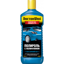 Цветная полироль с полифлоном. синяя DOCTORWAX 300мл / DW8441