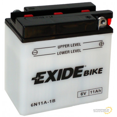 EXIDE 6N11A-1B_аккумуляторная батарея! 11Ah 80A 122/62/131 moto\ 6N11A-1B