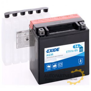 Аккумулятор EXIDE ETX16-BS