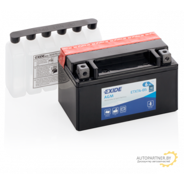 Аккумулятор EXIDE ETX7A-BS