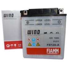 FIAMM 7904447 Аккумуляторная батарея рус 12Ah 130A 134/80/160 FB12A-A moto
