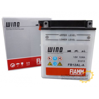 FIAMM 7904448 Аккумуляторная батарея евро 12Ah 130A 134/80/160 FB12AL-A moto