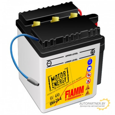 FIAMM 7904464 Аккумуляторная батарея 4Ah 15A 70/70/95 6N4-2A-4 moto