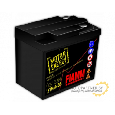FIAMM 7904474 Аккумуляторная батарея 2.3Ah 30A 113/48/85 FTR4A-BS moto