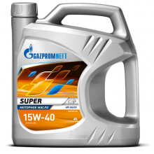 Моторное масло ГАЗПРОМНЕФТЬ Super 15W-40 (4л) SG/CD