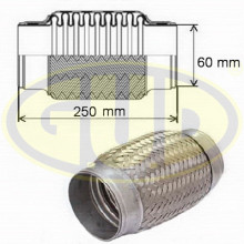 Гофра глушителя G.U.D 60x250 / GFP360250