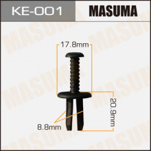 Клипса пластиковая MASUMA (LANCIA 82421028)  / KE001