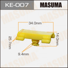 Клипса пластиковая MASUMA (BMW 51138166675)  / KE007