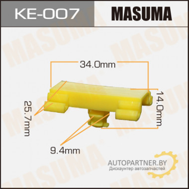 Клипса пластиковая MASUMA (BMW 51138166675)  / KE007