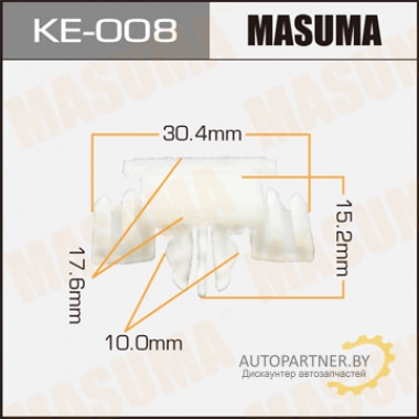 Клипса пластиковая MASUMA (BMW 51132251394)  / KE008