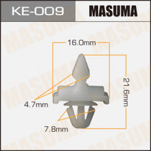 Клипса пластиковая MASUMA (MERCEDES-BENZ A0019884981)  / KE009