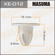 Клипса пластиковая MASUMA (MERCEDES-BENZ A0019882981)  / KE012