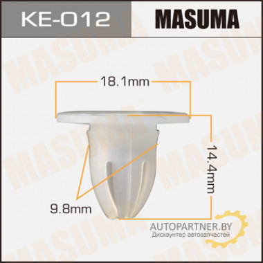 Клипса пластиковая MASUMA (MERCEDES-BENZ A0019882981)  / KE012