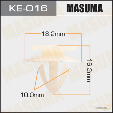 Клипса пластиковая MASUMA (FIAT 7777069)  / KE016