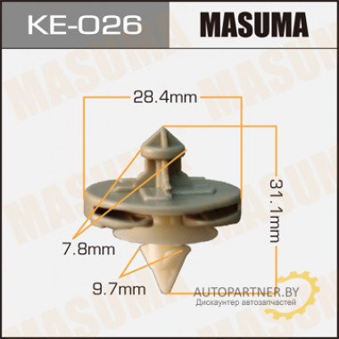 Клипса пластиковая MASUMA (VAG 1H0868243B)  / KE026