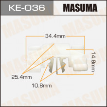 Клипса пластиковая MASUMA (VAG 1H0853585)  / KE036