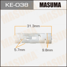 Клипса пластиковая MASUMA (VAG 1H0853733B)  / KE038