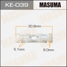 Клипса пластиковая MASUMA (VAG 191853733A)  / KE039