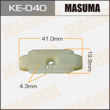 Клипса пластиковая MASUMA (VAG 443853909A)  / KE040