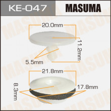 Клипса пластиковая MASUMA (NISSAN 76882AZ100)  / KE047